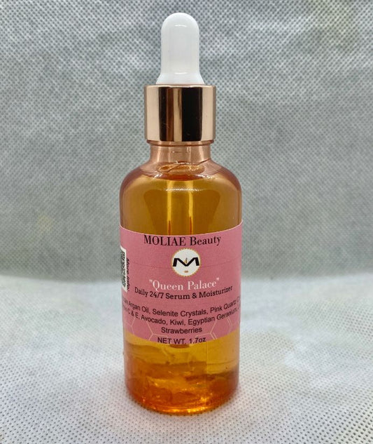 Gift Box Blue Nile Queen | Sérum Cristales Rosados + Crema + Body Oil | MOLIAE