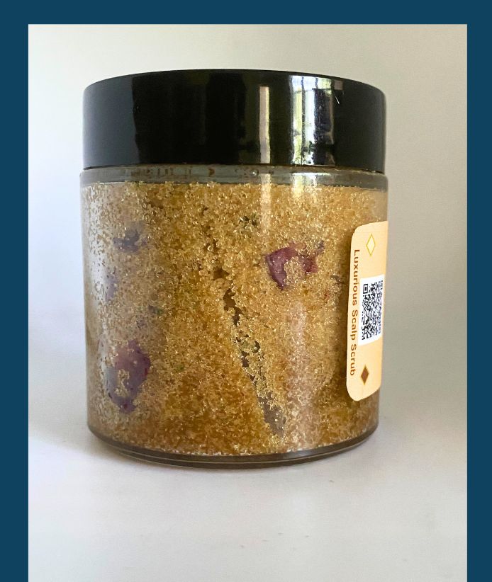 Exfoliante Capilar NEFER Queen | Azúcar Morena · Amla · Rosas Egipcias | MOLIAE