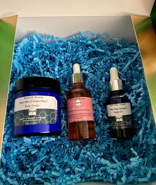 Ritual Nile Queen Supreme — Queen Palace Serum + Blue Nile Cream Gift Box Kit