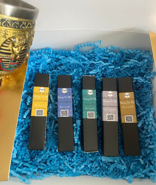 Royal Gift Box — 5 Aceites Labiales King In Me | Argán Premium | MOLIAE Beauty