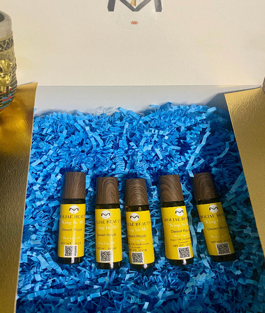Desert Royal — Set 5 Aceites Labiales King In Me | Gift Box Premium | MOLIAE