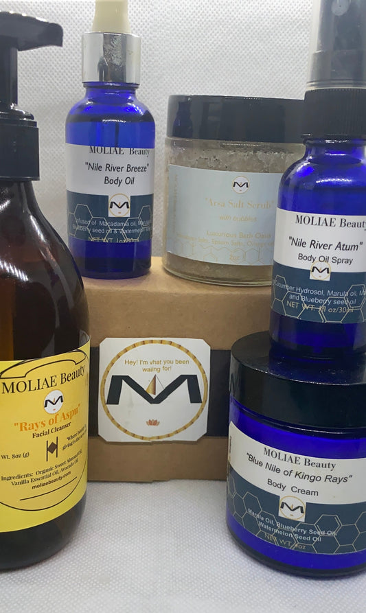 ⭐ Set Royal Blue Nile — Kit Autocuidado Ritual Egipcio | MOLIAE Beauty