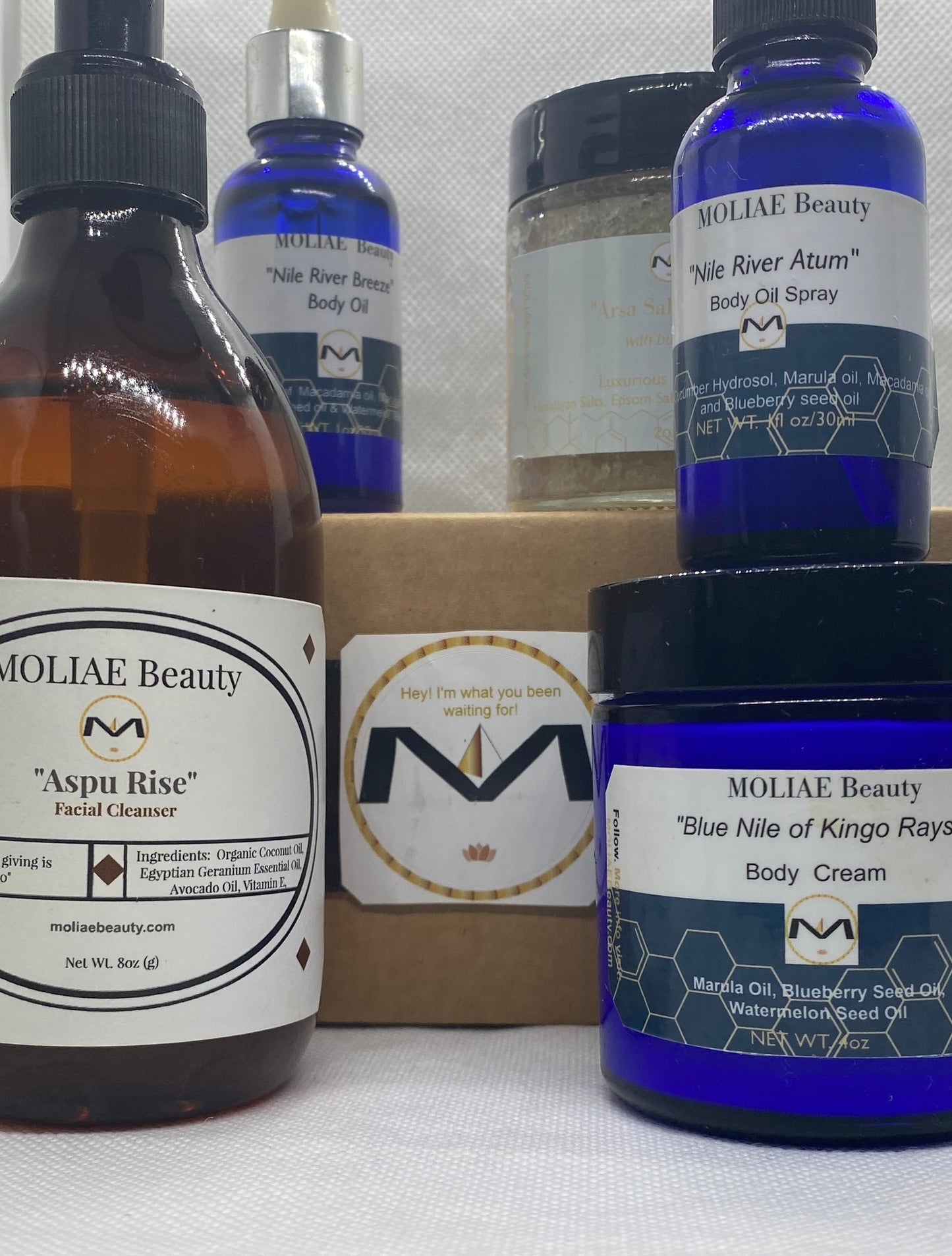 ⭐ Set Royal Blue Nile — Kit Autocuidado Ritual Egipcio | MOLIAE Beauty
