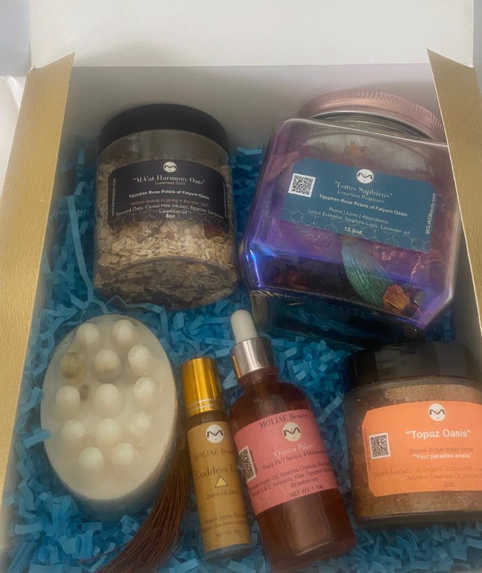 Gift Box MOLIAE — Ankh Ra 360 Luxury Body Oil Box